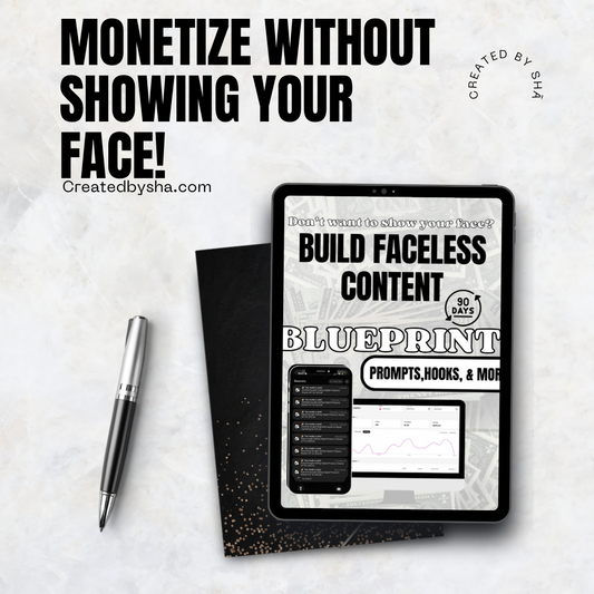 Faceless Content Blueprint | Step-by-Step Guide to Creating Viral Faceless Content for TikTok, YouTube & Social Media
